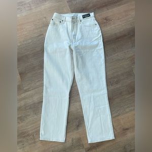 Abercrombie and Fitch white jeans